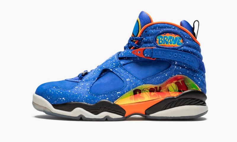 Basket Nike Air Jordan 8 Retro DB \'Doernbecher\' Homme Bleu Orange | RW3870294