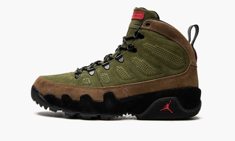 Basket Nike Air Jordan 9 Retro Boot \'Beef and Broccoli\' Homme Marron Vert Olive | MA6594210