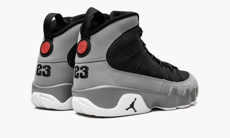 Basket Nike Air Jordan 9 Retro 'Particle Grey' Homme Noir Rouge | QV2376948