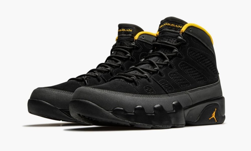 Basket Nike Air Jordan 9 Retro 'University Gold' Homme Noir Grise Doré | RS3684512