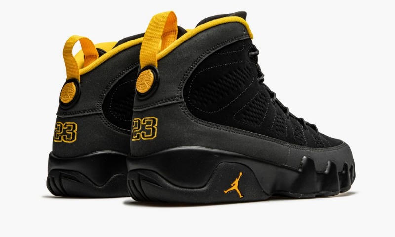 Basket Nike Air Jordan 9 Retro 'University Gold' Homme Noir Grise Doré | RS3684512