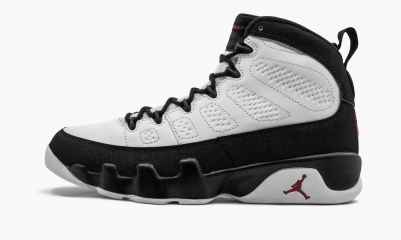 Basket Nike Air Jordan 9 Retro \'White Black Red 2016 Release\' Homme Blanche Rouge Noir | MT4532807