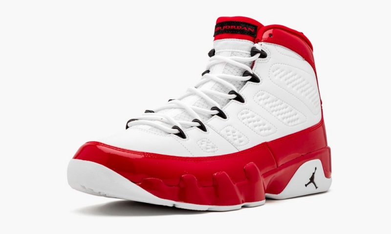 Basket Nike Air Jordan 9 'White/Red/Black' Homme Blanche Noir Rouge | IV7389641