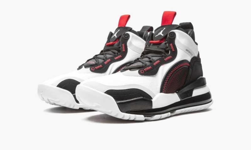 Basket Nike Air Jordan AEROSPACE 720 'White / Black / Gym Red' Homme Blanche Rouge Noir Grise | OJ1238065