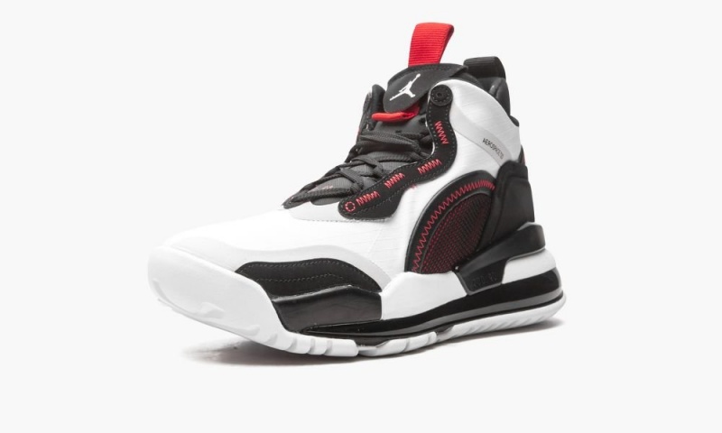 Basket Nike Air Jordan AEROSPACE 720 'White / Black / Gym Red' Homme Blanche Rouge Noir Grise | OJ1238065