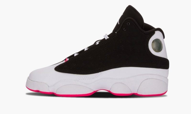 Basket Nike Air Jordan Retro 13 GG \'Hyper Pink\' Enfant Noir Rose Blanche | DW4397580