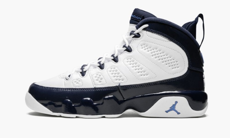 Basket Nike Air Jordan Retro 9 (GS) Enfant Blanche Bleu | AO6217394