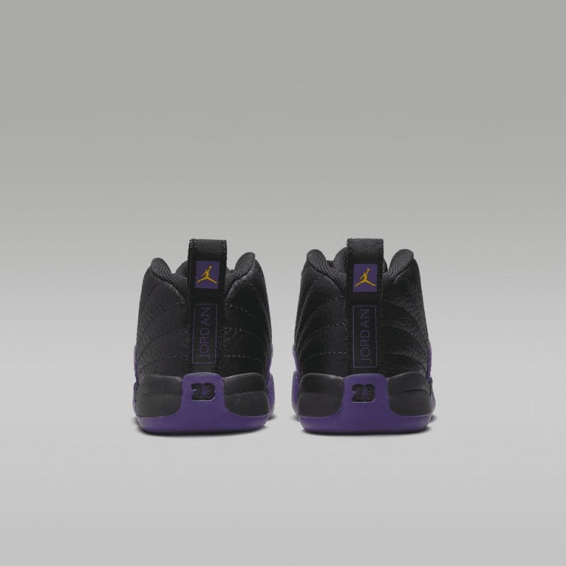 Basket Nike Jordan 12 Retro Enfant Noir Violette | IW5218043