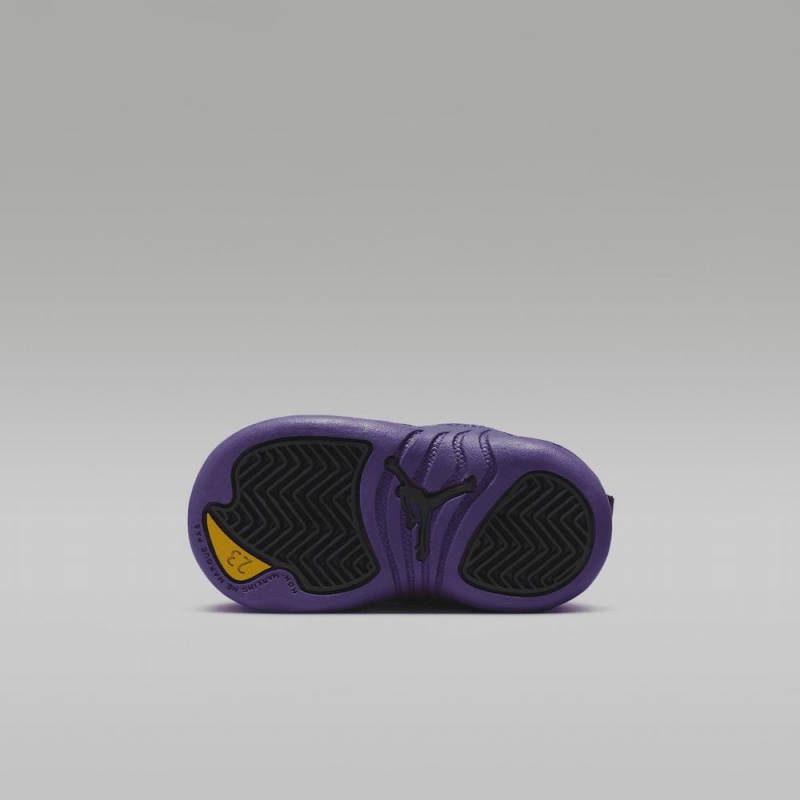 Basket Nike Jordan 12 Retro Enfant Noir Violette | IW5218043