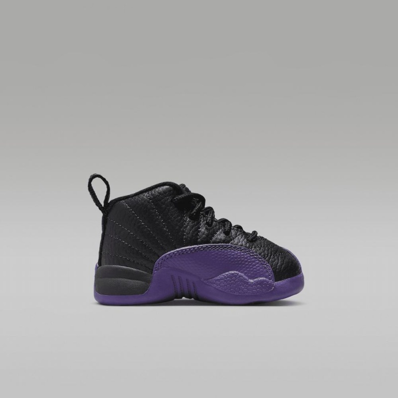 Basket Nike Jordan 12 Retro Enfant Noir Violette | IW5218043