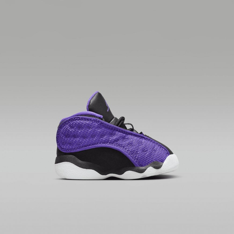 Basket Nike Jordan 13 Retro Enfant Violette Blanche Noir | SK1569478