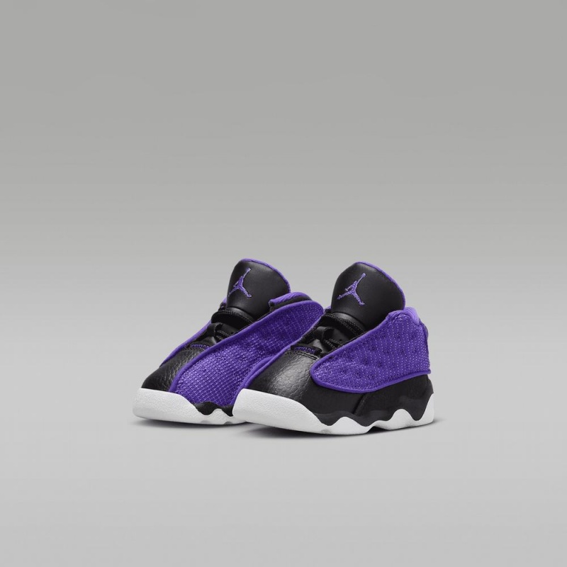 Basket Nike Jordan 13 Retro Enfant Violette Blanche Noir | SK1569478