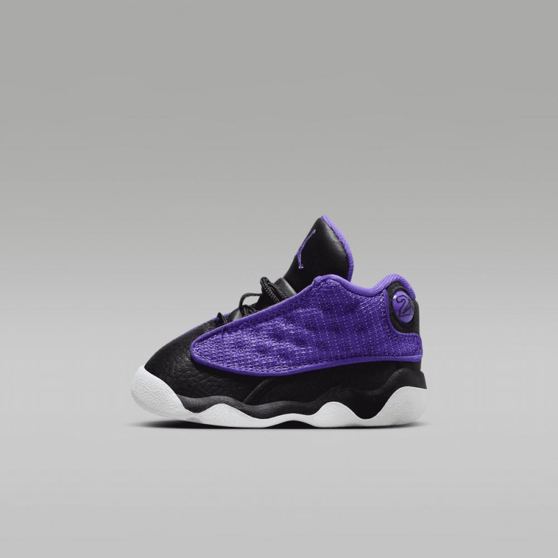 Basket Nike Jordan 13 Retro Enfant Violette Blanche Noir | SK1569478